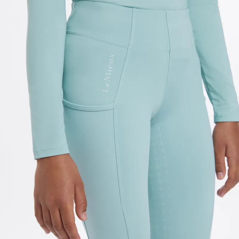 LeMieux Young Rider Orla Pull Ons - Aqua-2