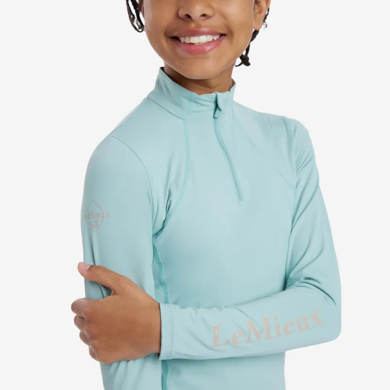 LeMieux Young Rider Base Layer - Aqua-3