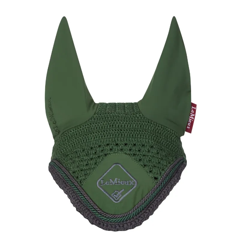 LeMieux Classic Lycra Fly Hood - Hunter Green