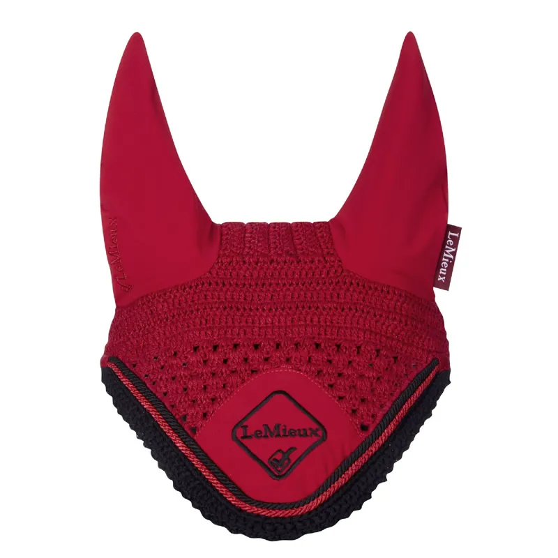 LeMieux Classic Lycra Fly Hood - Chilli