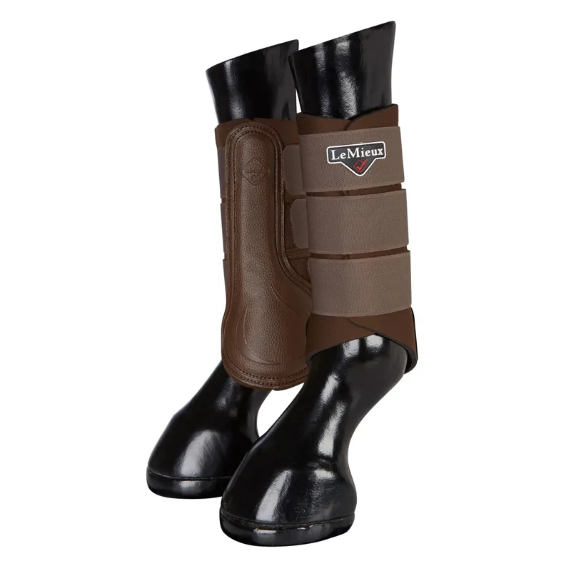 LeMieux Grafter Brushing Boots Brown