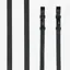 LeMieux Kris Extreme Rubber Reins - Black