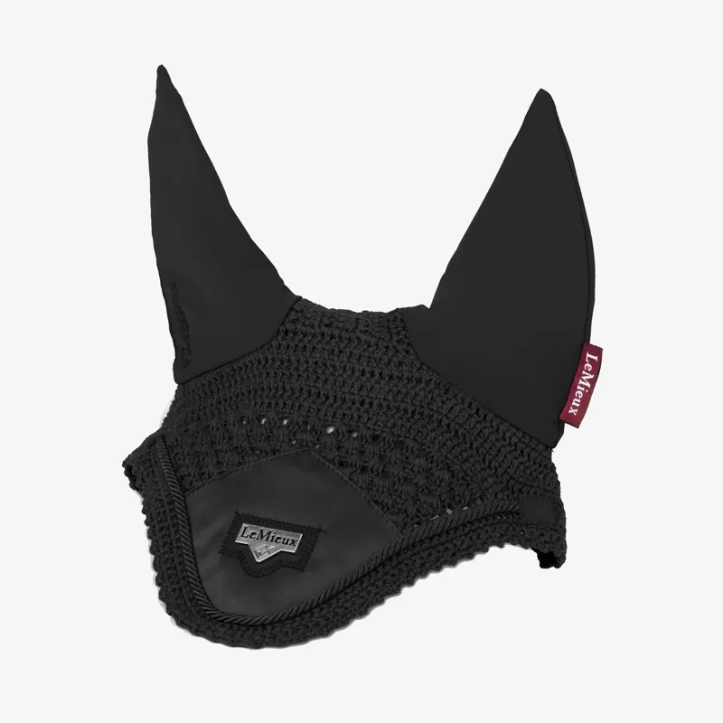 LeMieux Loire Satin Fly Hood - Black
