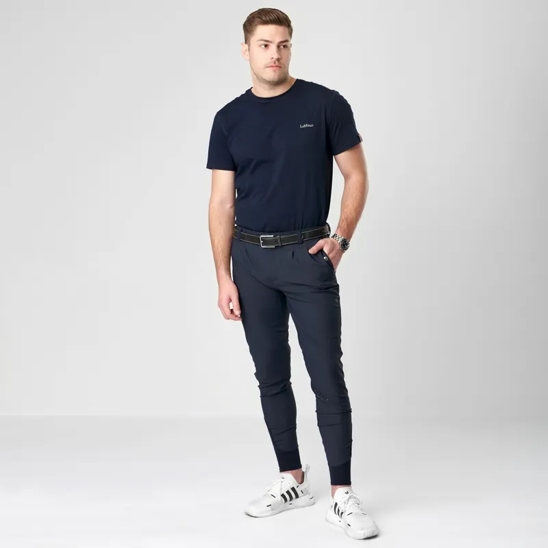 LeMieux Mens Elite Pleated Breeches - Navy-2