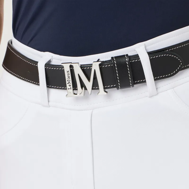 LeMieux Monogram Belt Black-2