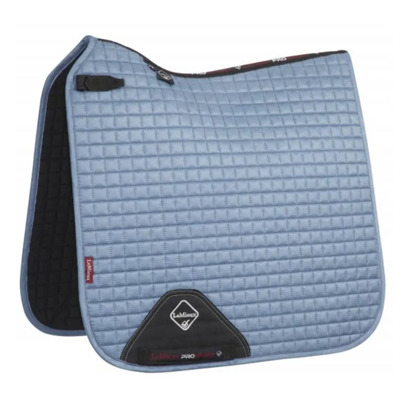 LeMieux Suede Dressage Square - Ice Blue