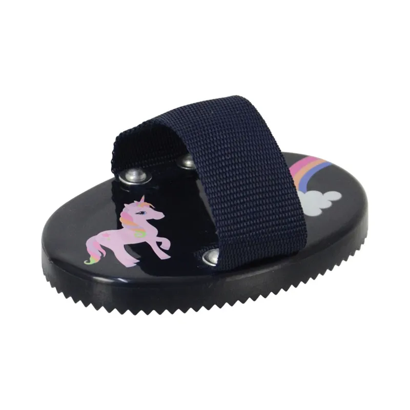 Little Unicorn Curry Comb By Little Rider - Navy/Pink