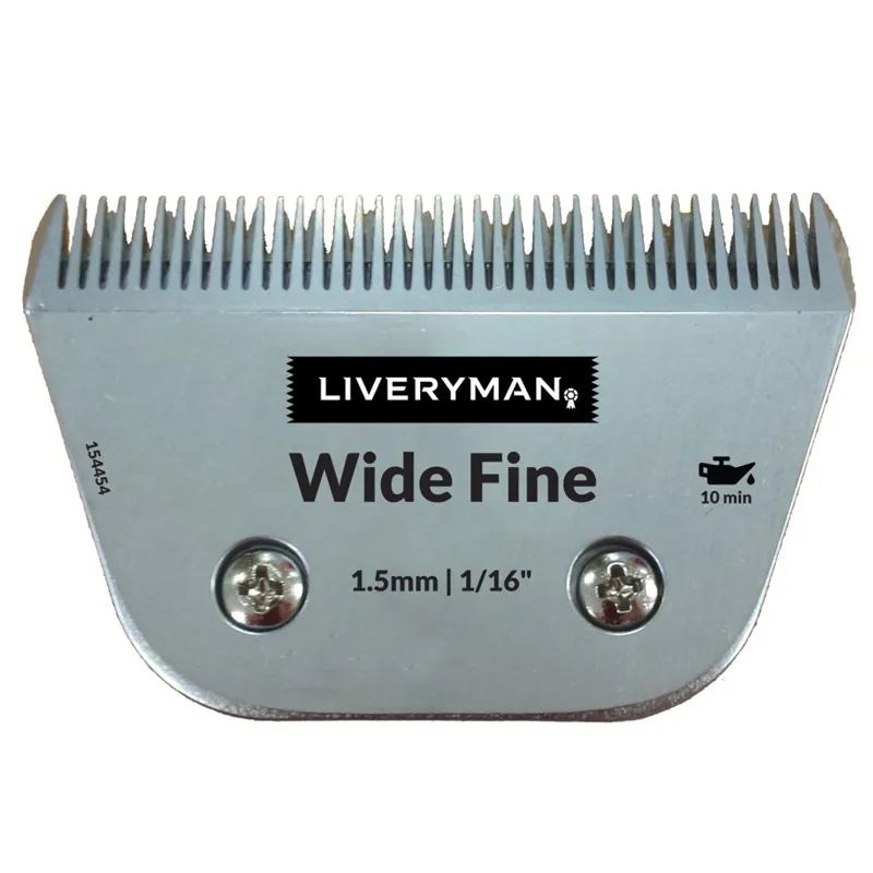 Liveryman A5 Harmony Wide Fine Clipper Blades 1.5mm