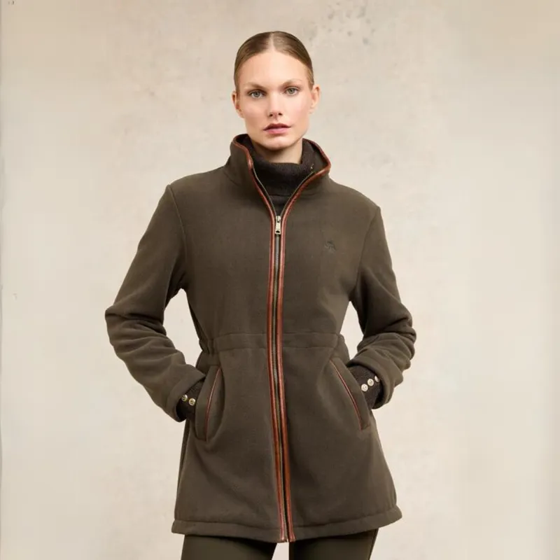 Holland Cooper Longline Fleece - Khaki-6