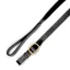 Mackey Classic Leather Lead with Buckle End Black