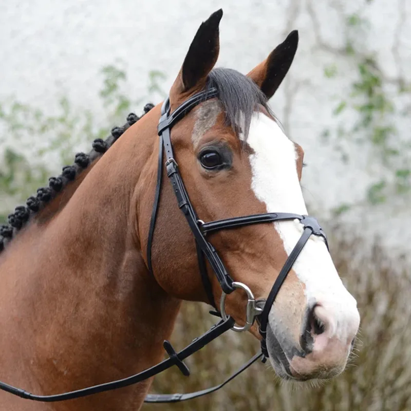 Mackey Classic Mexican Grackle Bridle - Black