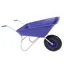 Matador 85 Litre Wheelbarrow - Blue