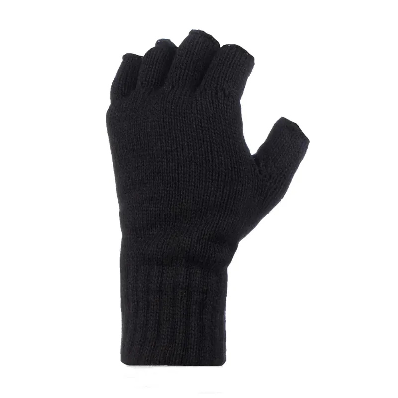 Mens Heat Holder Skala Fingerless Gloves