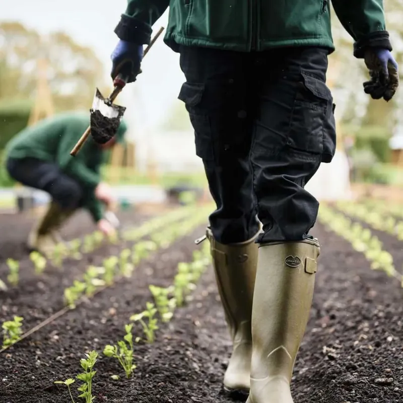 Le Chameau Mens Chasseur Leather Lined Boot - Vert Vierzon-4