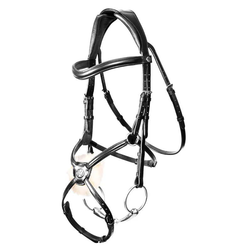 Henry James Saddlery Mexican Grackle Bridle - Black