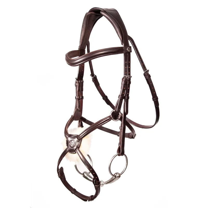 Henry James Saddlery Mexican Grackle Bridle - Havana