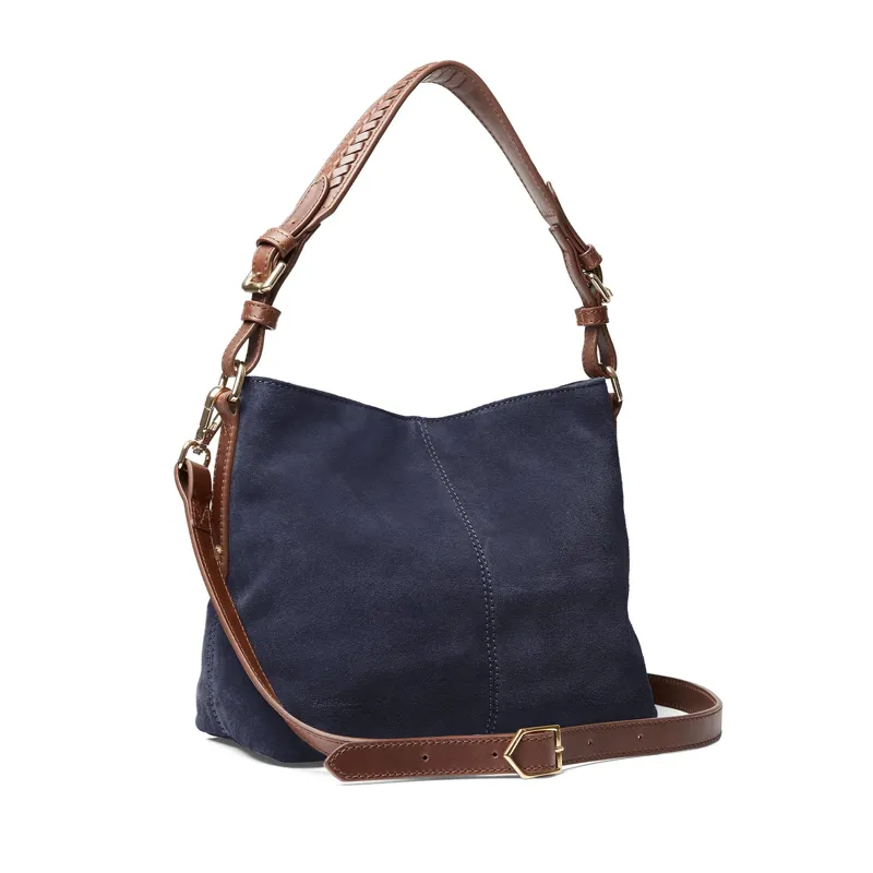 Fairfax and Favor Mini Tetbury Handbag - Navy-1
