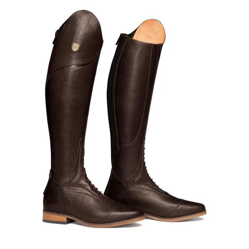 Long brown riding clearance boots for sale