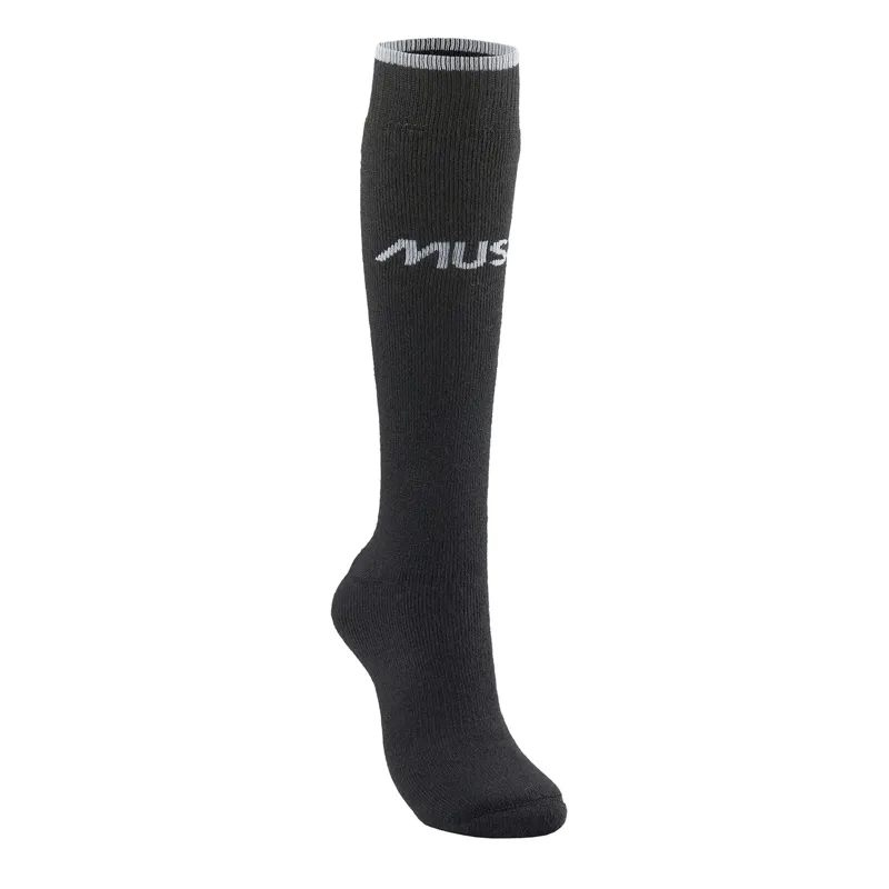 Musto Mens Long Thermal Socks Black
