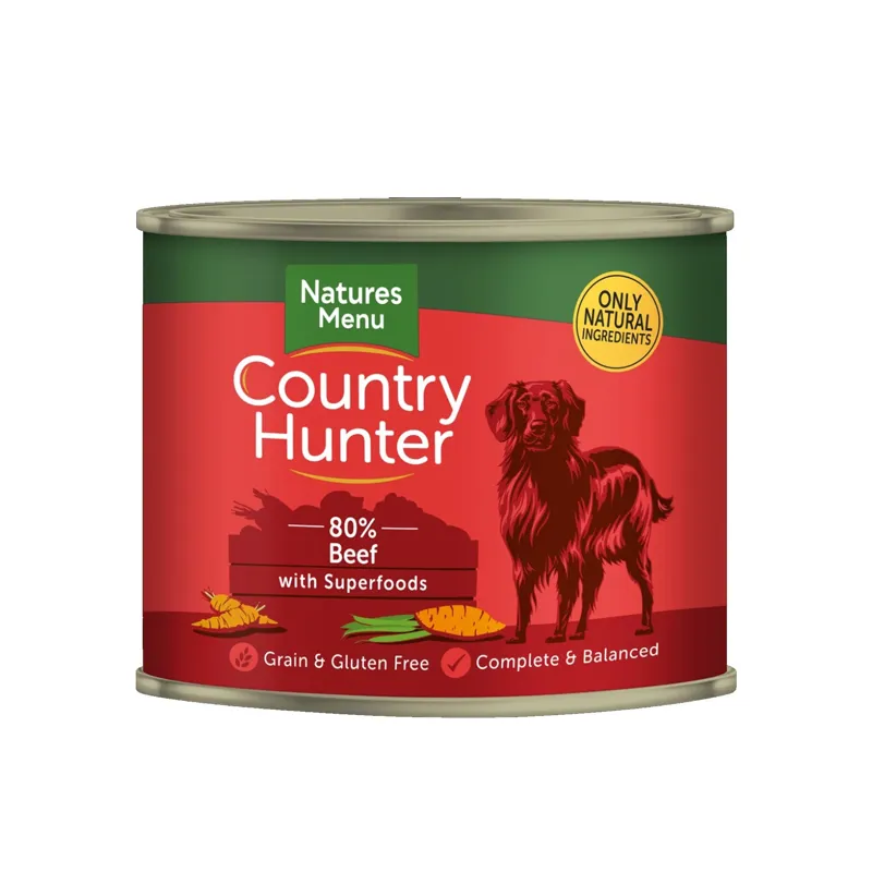 Natures Menu Country Hunter Dog Can - Beef 