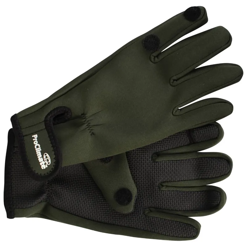 Neoprene Gloves - Olive Green