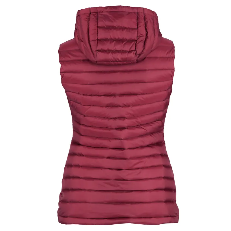 Aubrion Ladies Norwood Packaway Down Gilet - Wine-1