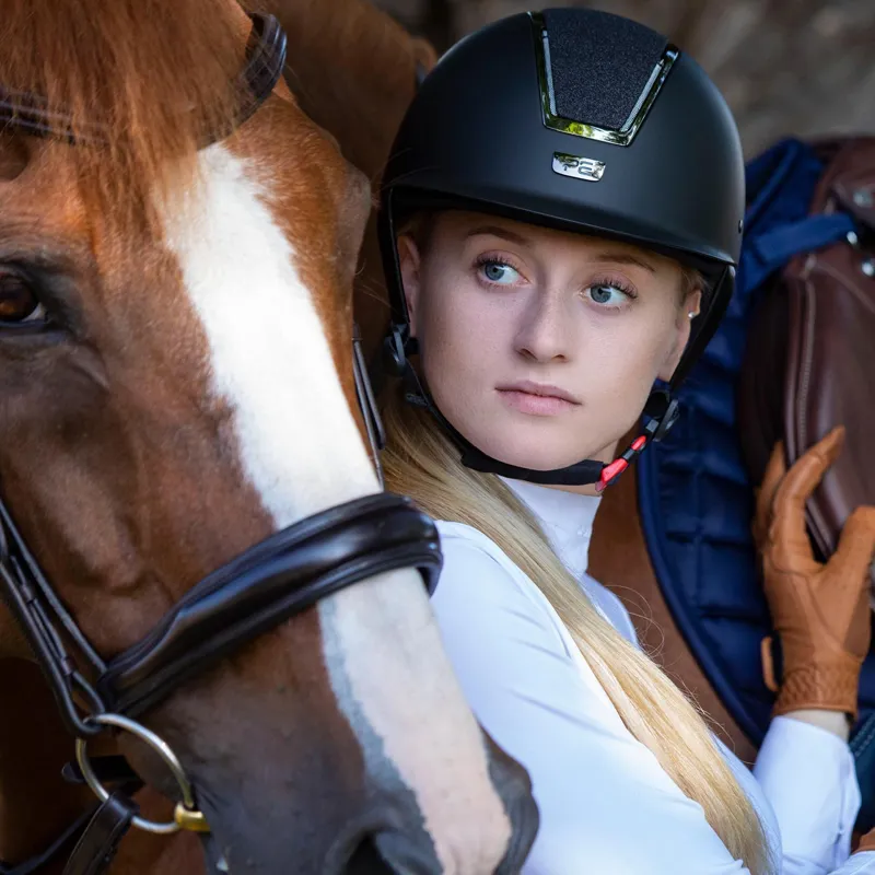 Premier Equine Odyssey Riding Hat - Black-4