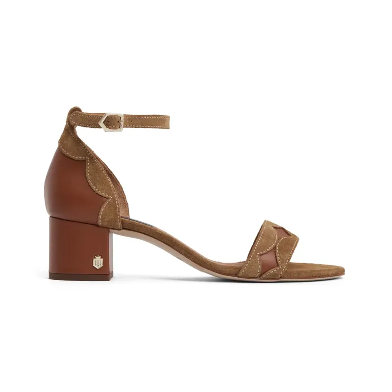 Fairfax and Favor Ohio Mid Heel - Tan-1