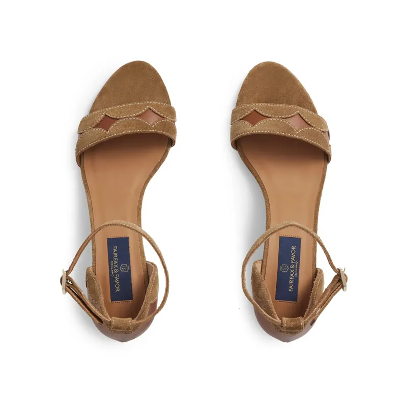 Fairfax and Favor Ohio Mid Heel - Tan-2