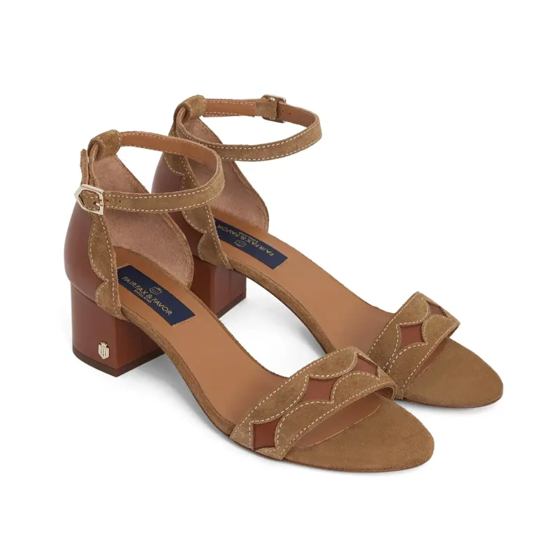 Fairfax and Favor Ohio Mid Heel - Tan