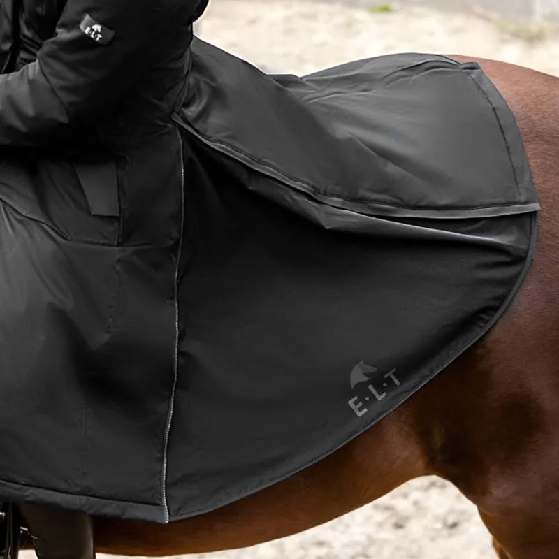 E.L.T Opal Winter Performance Riding Coat - Black-6