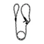 Hem and Boo High Performance Rope Slip Lead - Black/Grey