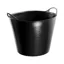 Perry Flexi Fill Medium 28L Tub - Black