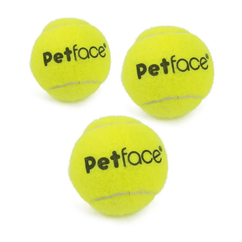 Petface Super Tennis Balls - 3 Pack 