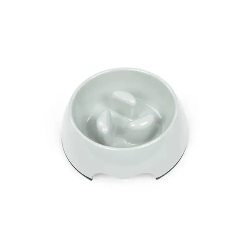 Petface Anti Gulping Dog Bowl - Grey