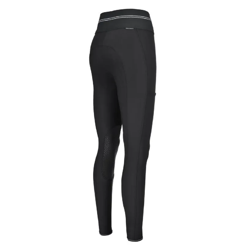 Pikeur Ladies Gia Grip Knee Patch Softshell Breeches - Black 34/20-1
