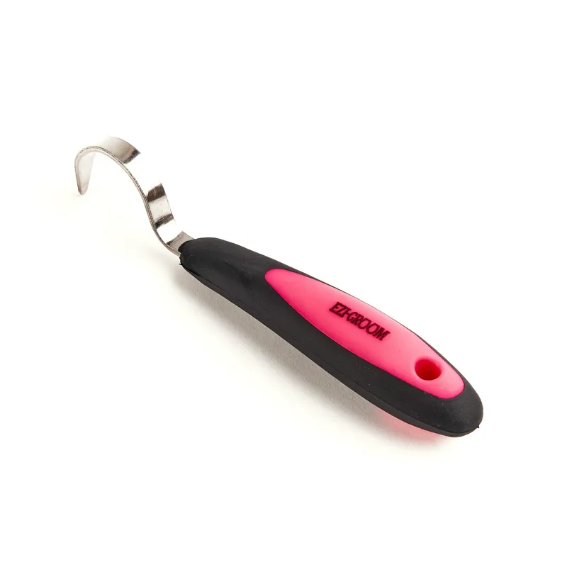 EZI-GROOM Grip Hoof Pick - Bright Pink