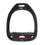 Flex-On Green Composite Inclined Ultra-Grip Stirrups - Black Plum