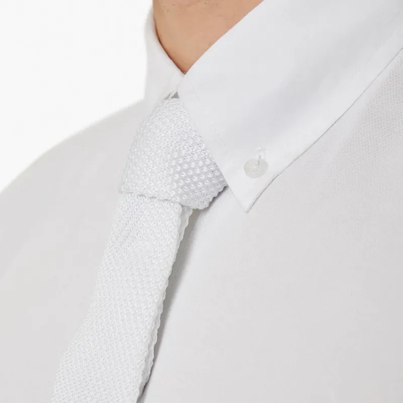 Premier Equine Antonio Mens Short Sleeved Show Shirt - White-2