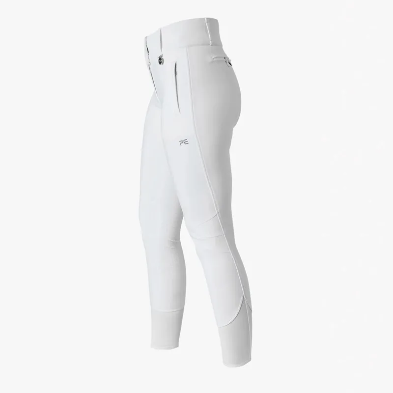 Premier Equine Aradina Ladies Full Seat Gel Riding Breeches - White