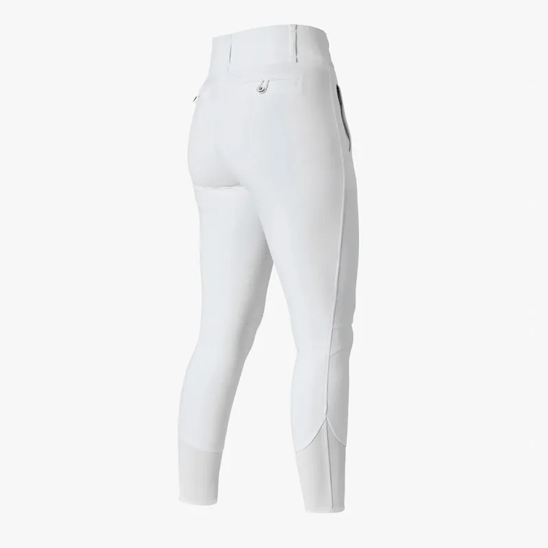 Premier Equine Aradina Ladies Full Seat Gel Riding Breeches - White-1