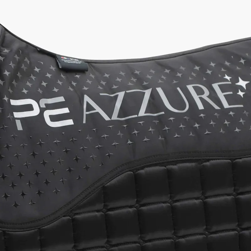 Premier Equine Azzure Anti-Slip Satin Dressage Square - Black-3