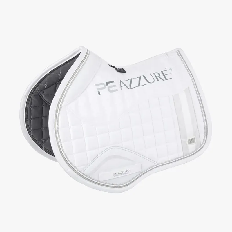 Premier Equine Azzure Anti-Slip Satin GP/Jump Square - White