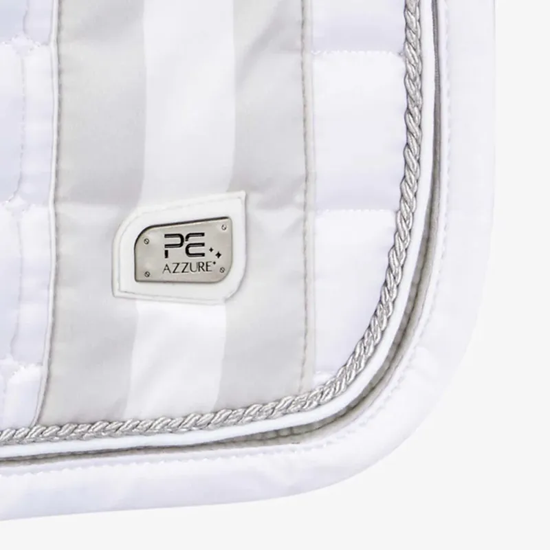 Premier Equine Azzure Anti-Slip Satin GP/Jump Square - White-1