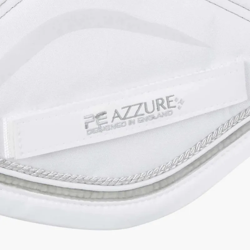 Premier Equine Azzure Anti-Slip Satin GP/Jump Square - White-2