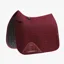 Premier Equine Close Contact Cotton Dressage Saddle Pad - Burgundy
