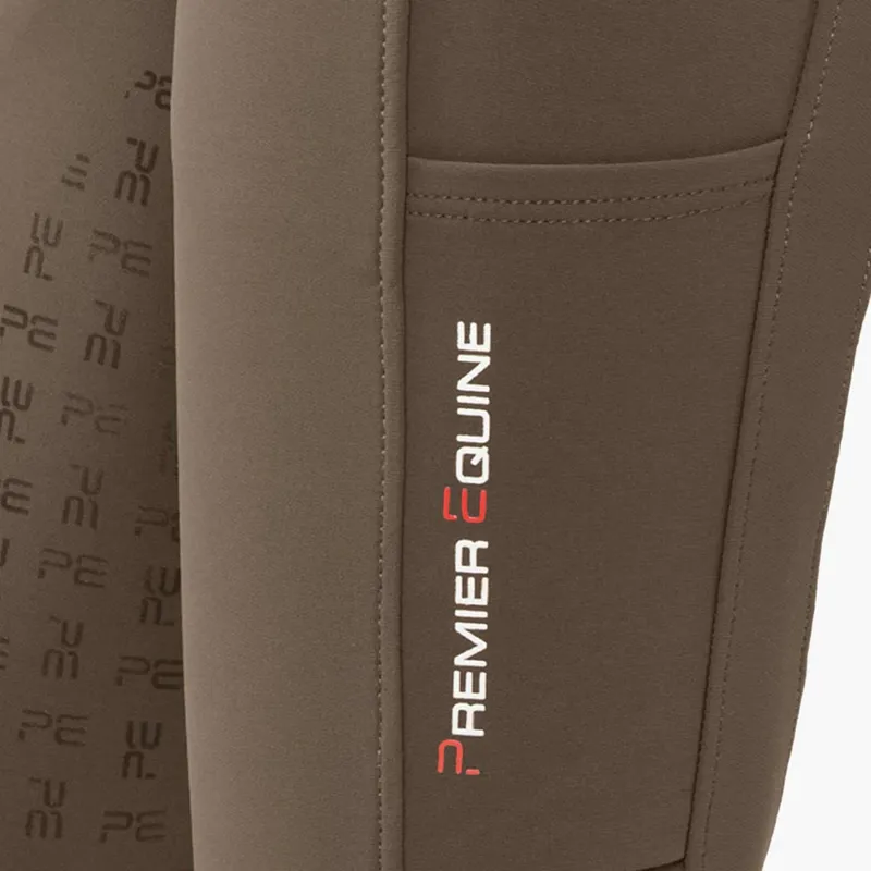 Premier Equine Coco II Ladies Gel Full Seat Riding Breeches - Walnut-2