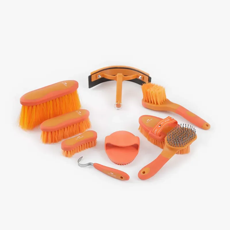Premier Equine Soft Touch Grooming Kit Set - Orange