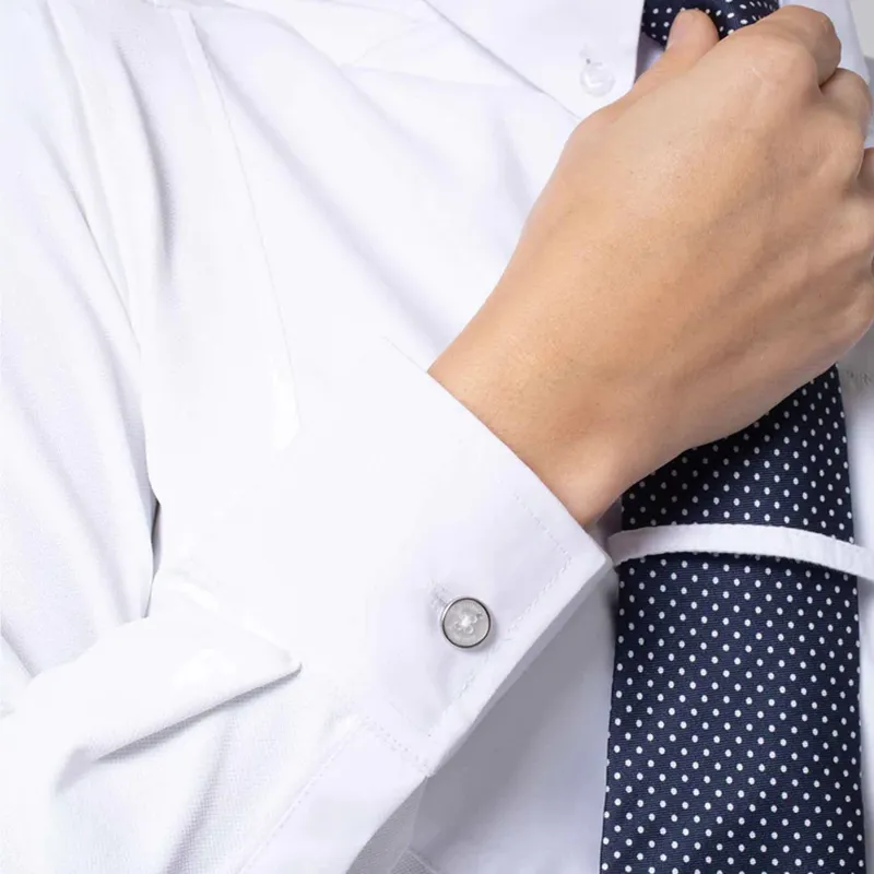 Premier Equine Tessa Ladies Long Sleeved Tie Shirt - White-4