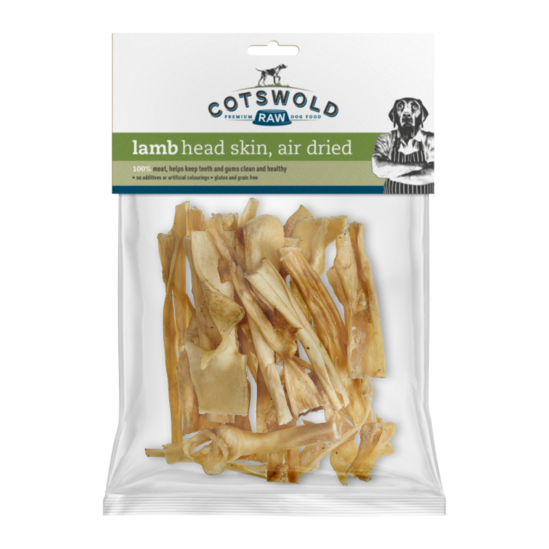 Cotswold Raw Lamb Headskin - 150g